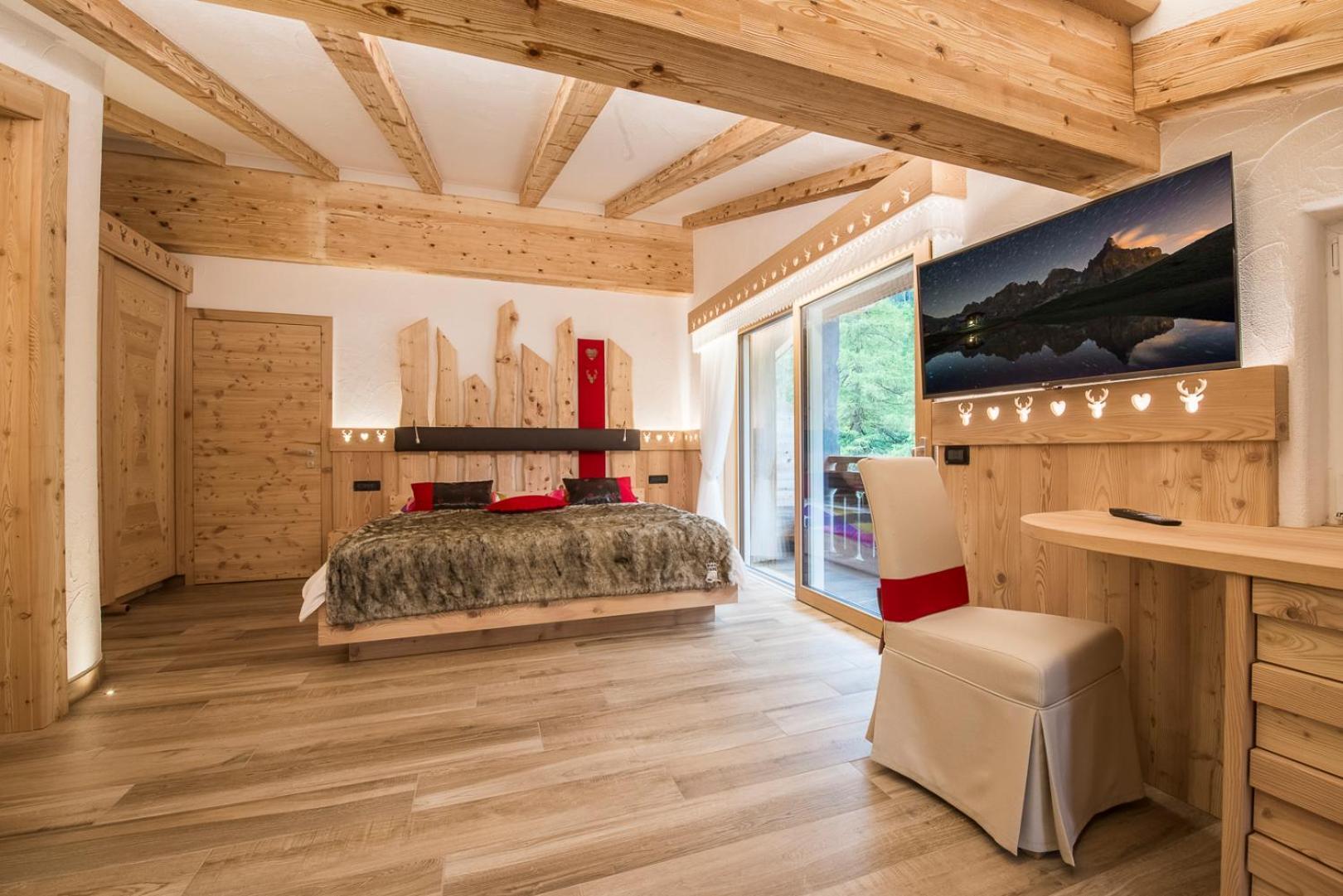 Chalet Pineta Relax Location Canazei Exteriör bild